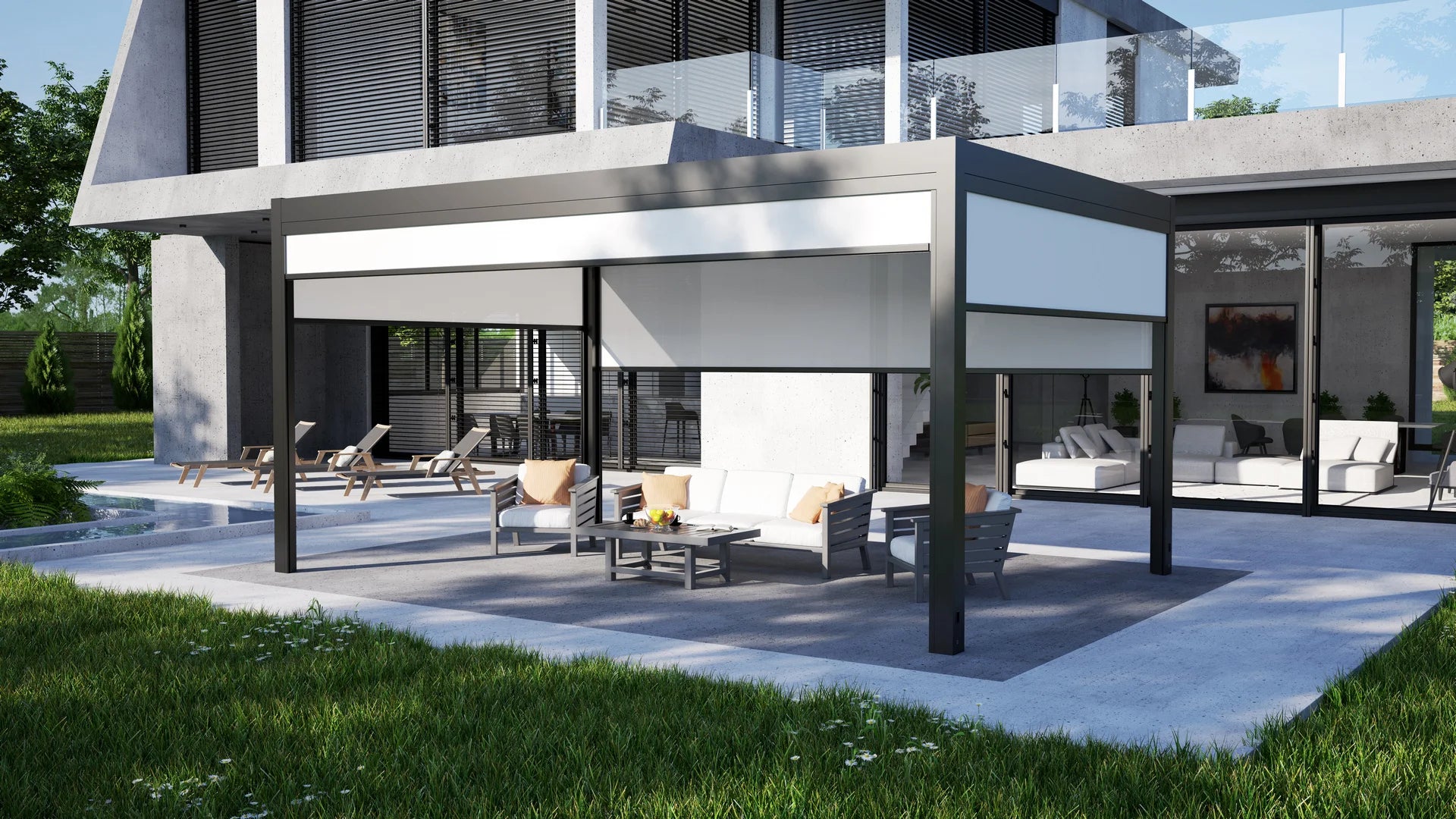 Pergola - type F lamellen