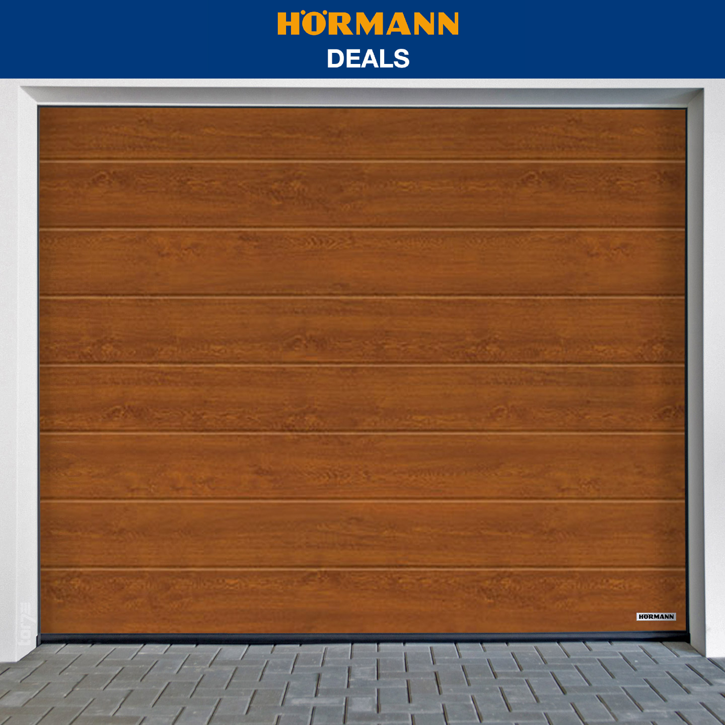 Hörmann garagepoort RenoMatic M-Profilering Decocolor